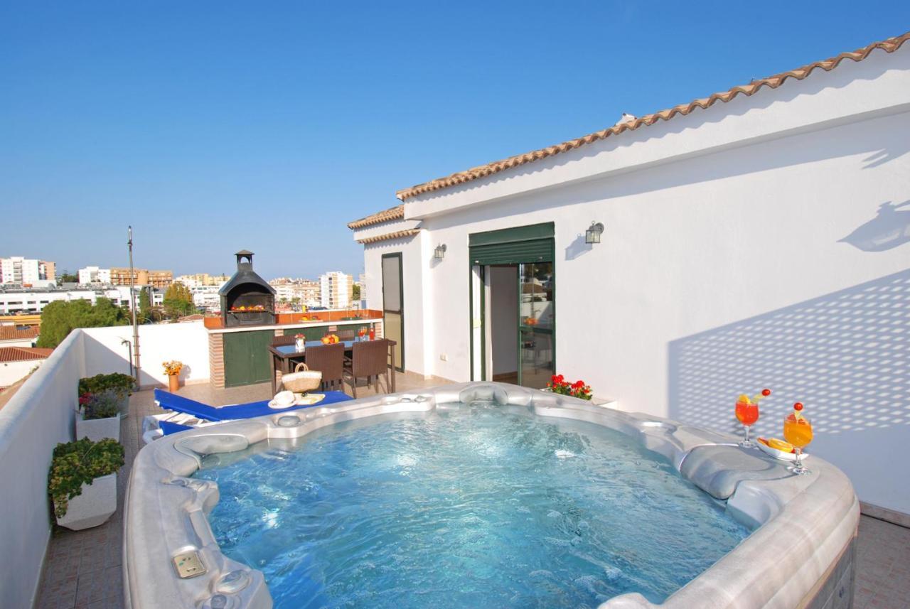 דירות Isla De Benalmadena 1, Jacuzzi, 80M From The Sea, Ac, Bbq, Private Parking, Big Terrace מראה חיצוני תמונה