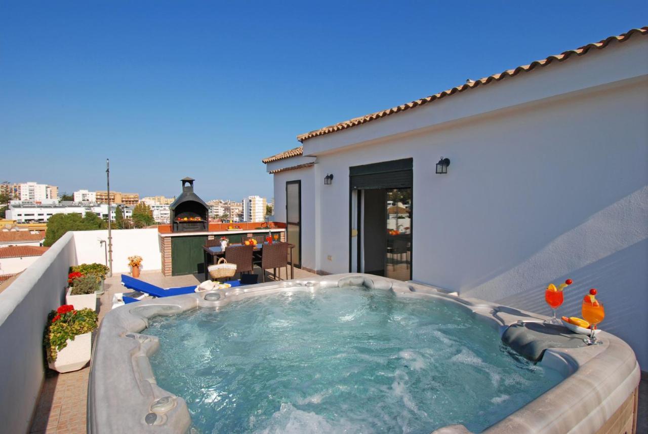 דירות Isla De Benalmadena 1, Jacuzzi, 80M From The Sea, Ac, Bbq, Private Parking, Big Terrace מראה חיצוני תמונה
